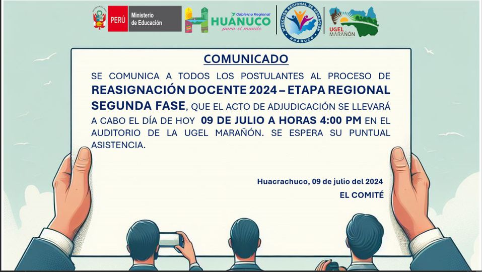 REASIGNACIÓN DOCENTE 2024